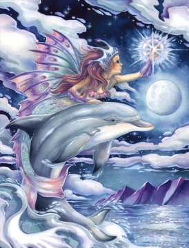  Zauber Galerie - wollen auf einem Delphin Stern Zauber